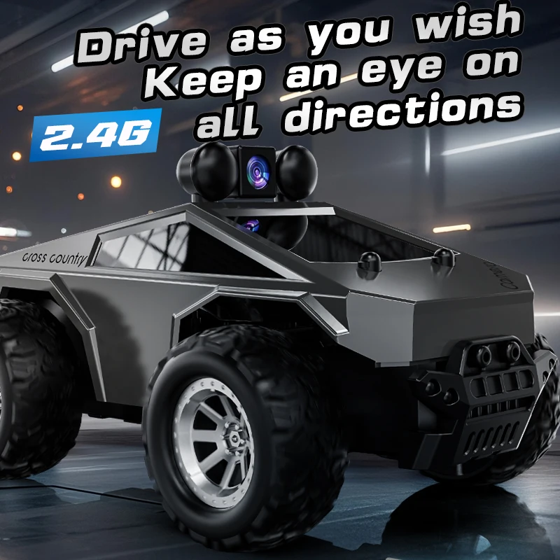 Drone Kit With Camera - KF29 1:28 RCオフロードカー（カメラ付き）、デュアルコントロール高速ドリフトレーシングカー、男の子向けおもちゃ、子供向けギフト、ホリデー、アウトドアレーシング