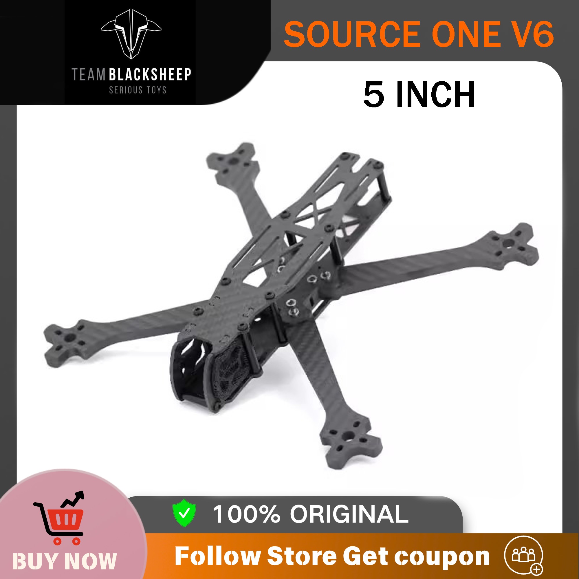 チーム・ブラックスヒープ TBS SOURCE ONE V6 - Tbs Fpv Source One のレビューと価格
