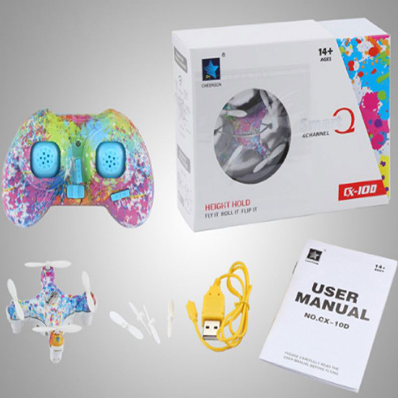 子供用リモコンミニドローンcx10,2.4g,LED付き4チ - Drone Kit Tricopter のレビューと価格